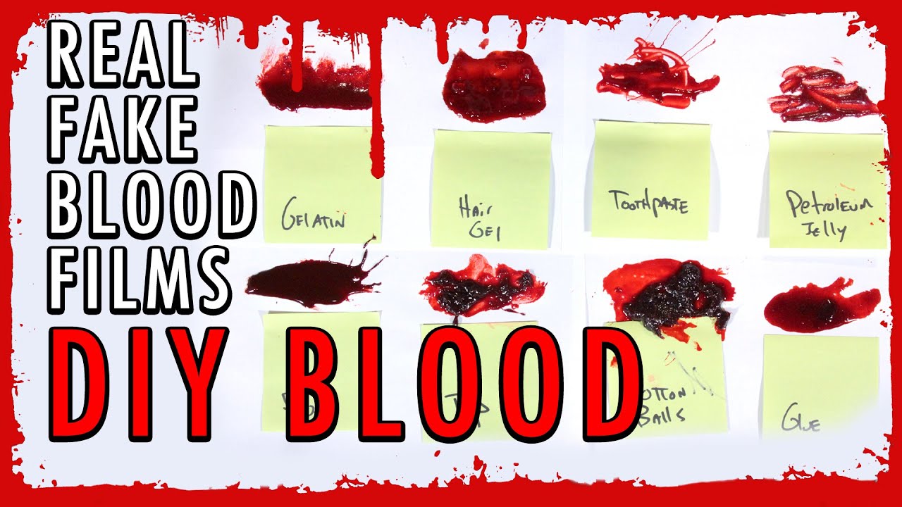 how to make fake blood recipe
