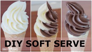 how to make soft serve ice cream