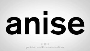 how to pronounce anise