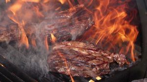 how to put out grill fire