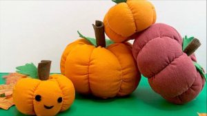 how to sew a picture of a pumkin