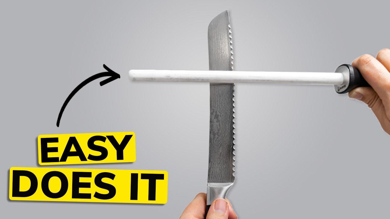 how to sharpen a serrated knife