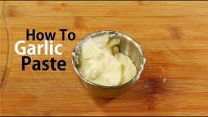 how to make a garlic paste
