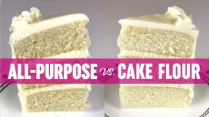 is cake flour the same as all purpose flour