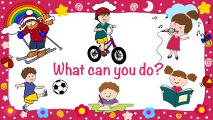 what do you can