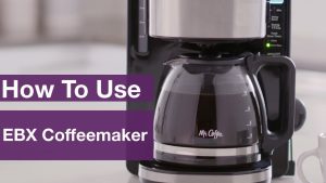 how do you use a mr coffee coffee maker