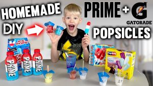 how long to freeze gatorade for popsicles