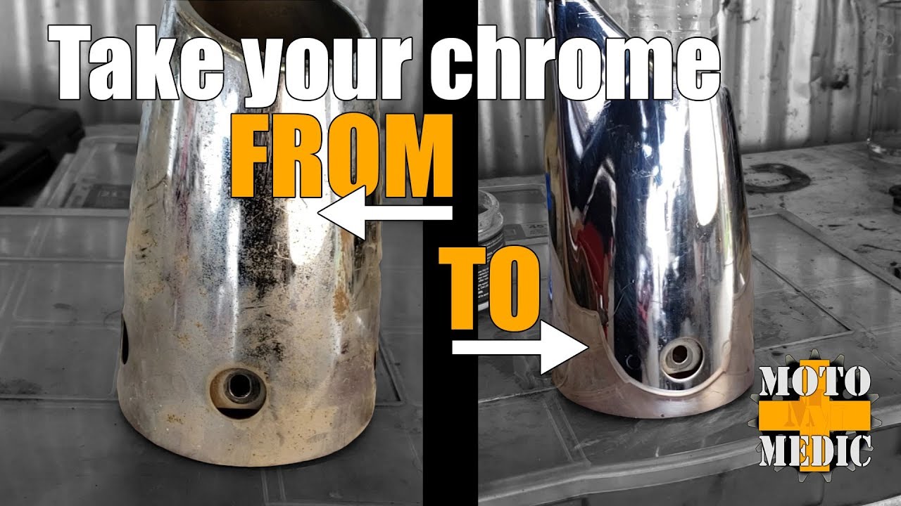 how to clean chrome