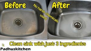 how to clean stainless steel sink