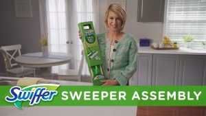 how to clean swiffer handle