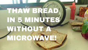 how to defrost frozen bread