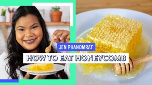 how to eat honeycomb