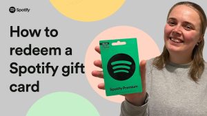 how to redeem spotify gift card