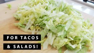 how to shred lettuce