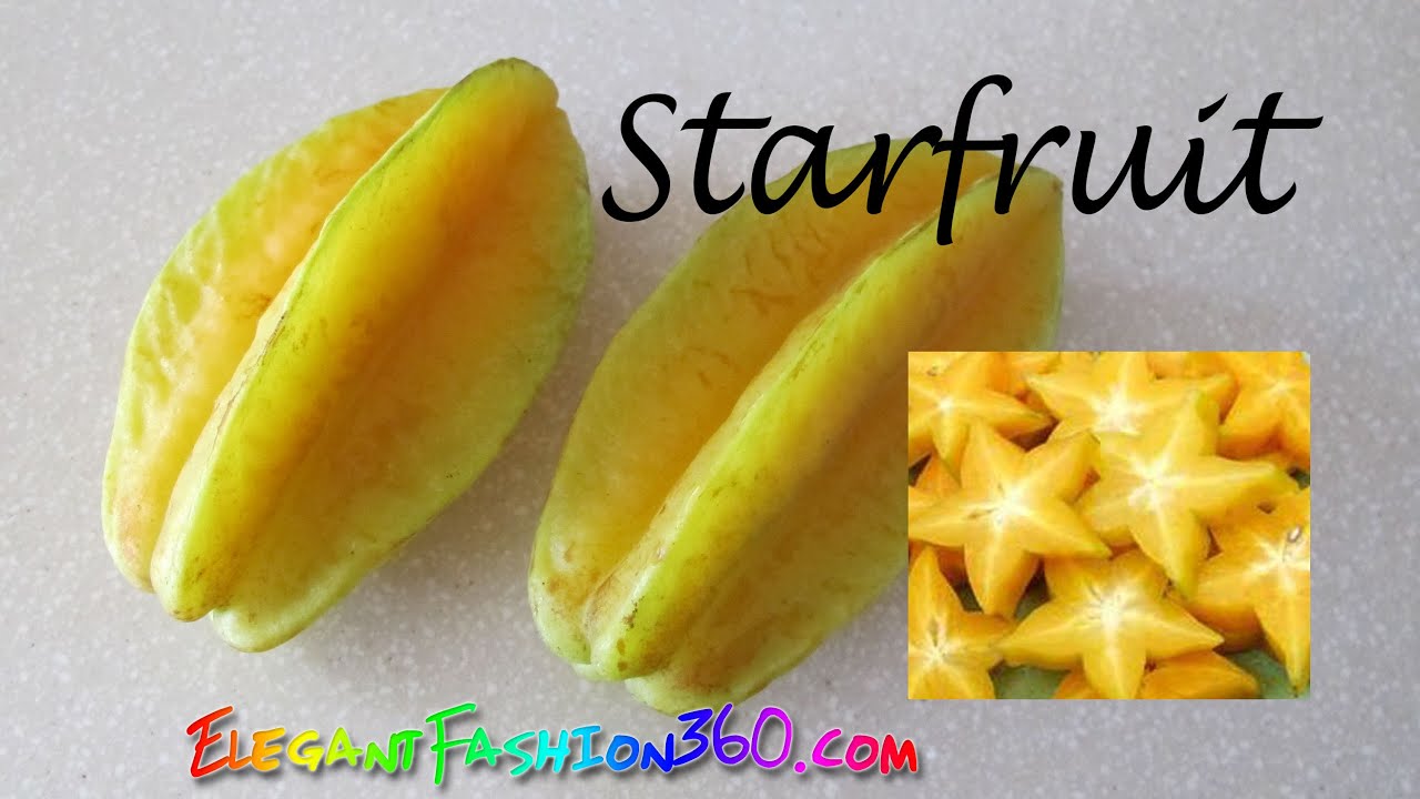 how to slice a star fruit