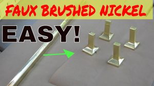 how to spray paint satin nickel plated