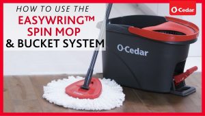 how to use o cedar spin mop