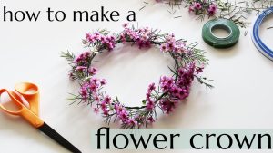 what do you make flower crowns out of