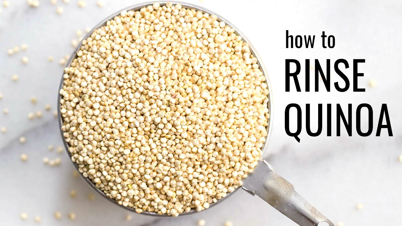 how to rinse quinoa