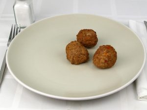 how many calories in a meatball