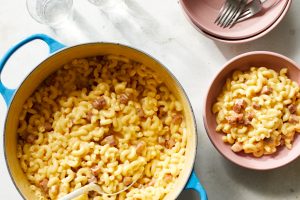 how to cook mac/cheese with spam