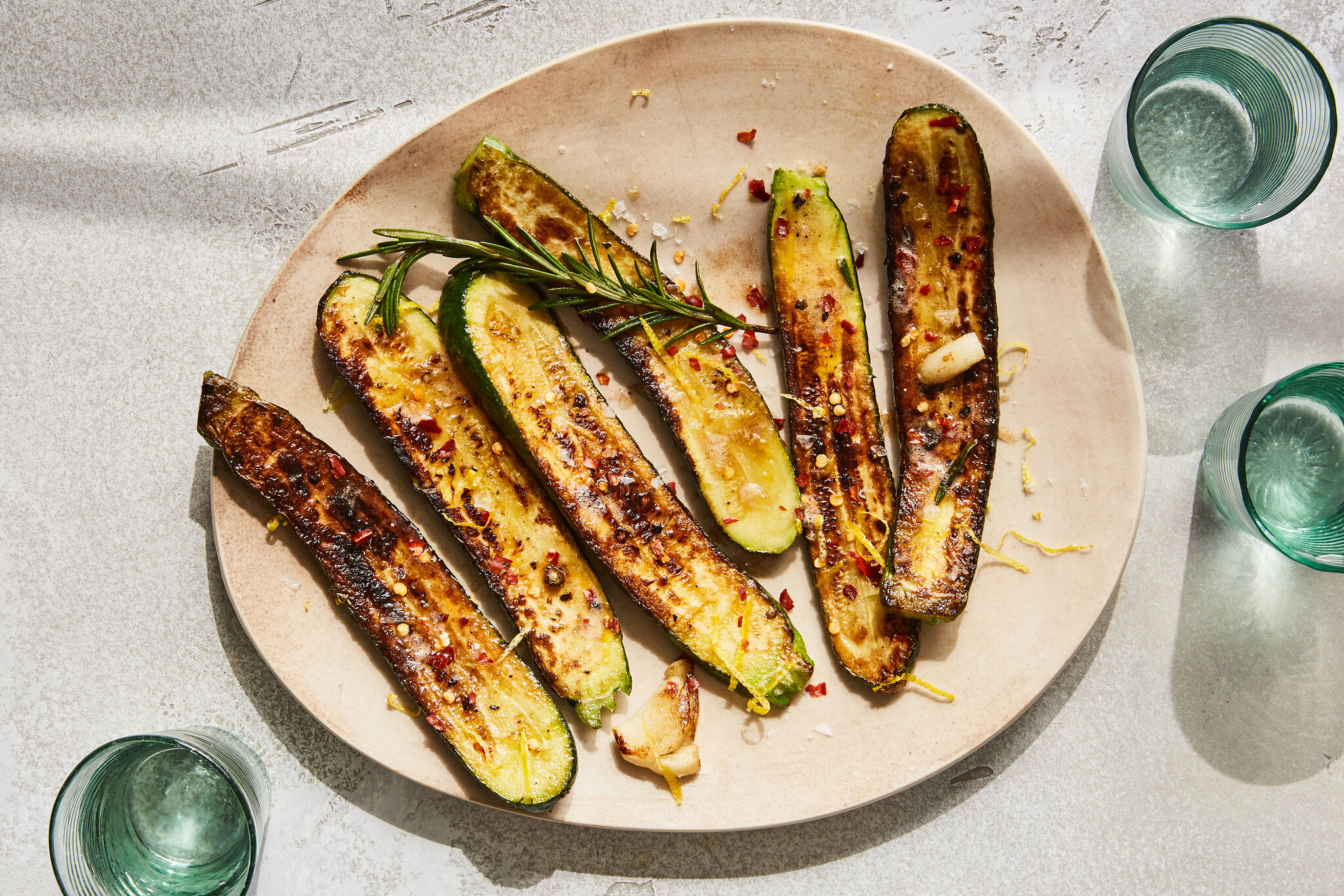 how to pan fry zucchini