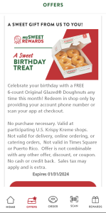 why did krispy kreme stop giving free dozen