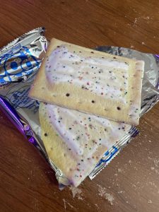 why is there more pop tart frosting on one side
