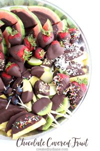 how to make chocolate covered fruit