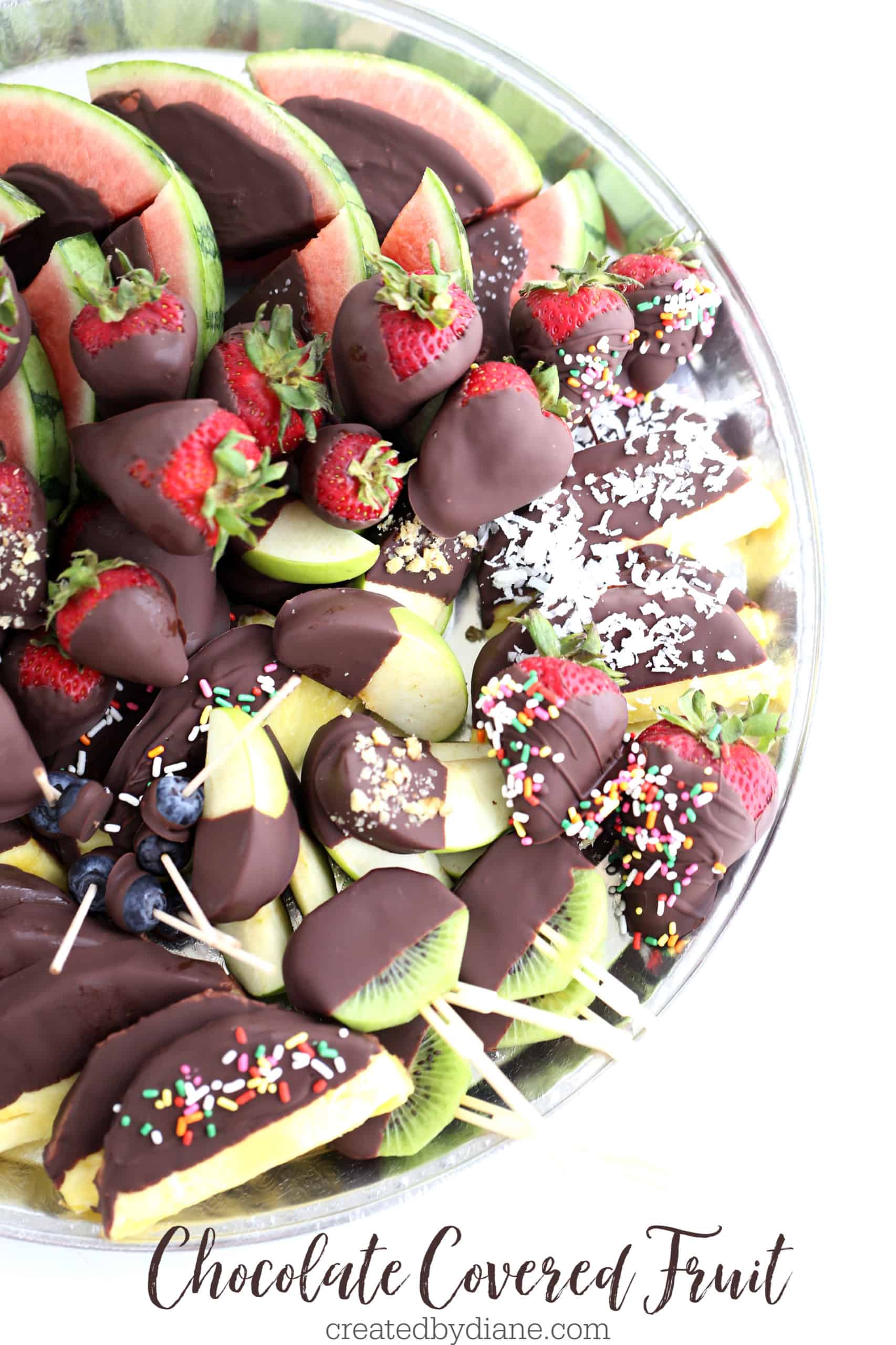 how to make chocolate covered fruit