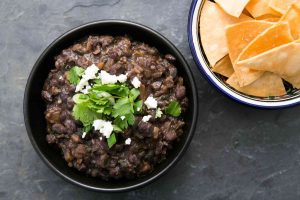how to make refried black beans