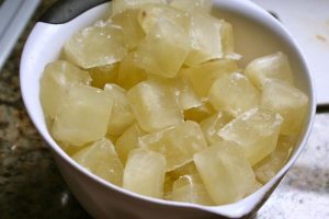 why do people put ice on stock