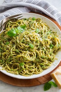 how to make pesto pasta