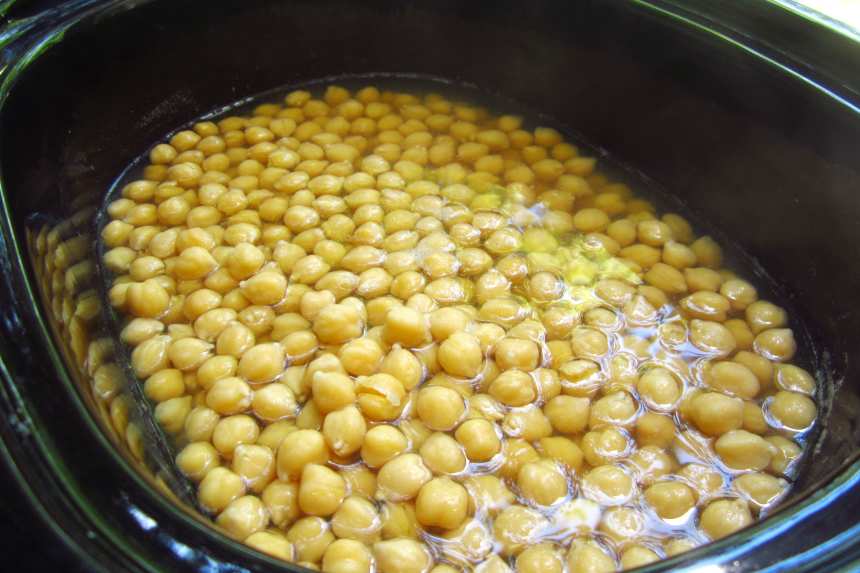 how to soften chickpeas crock pot