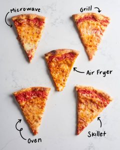how to reheat pizza in oven