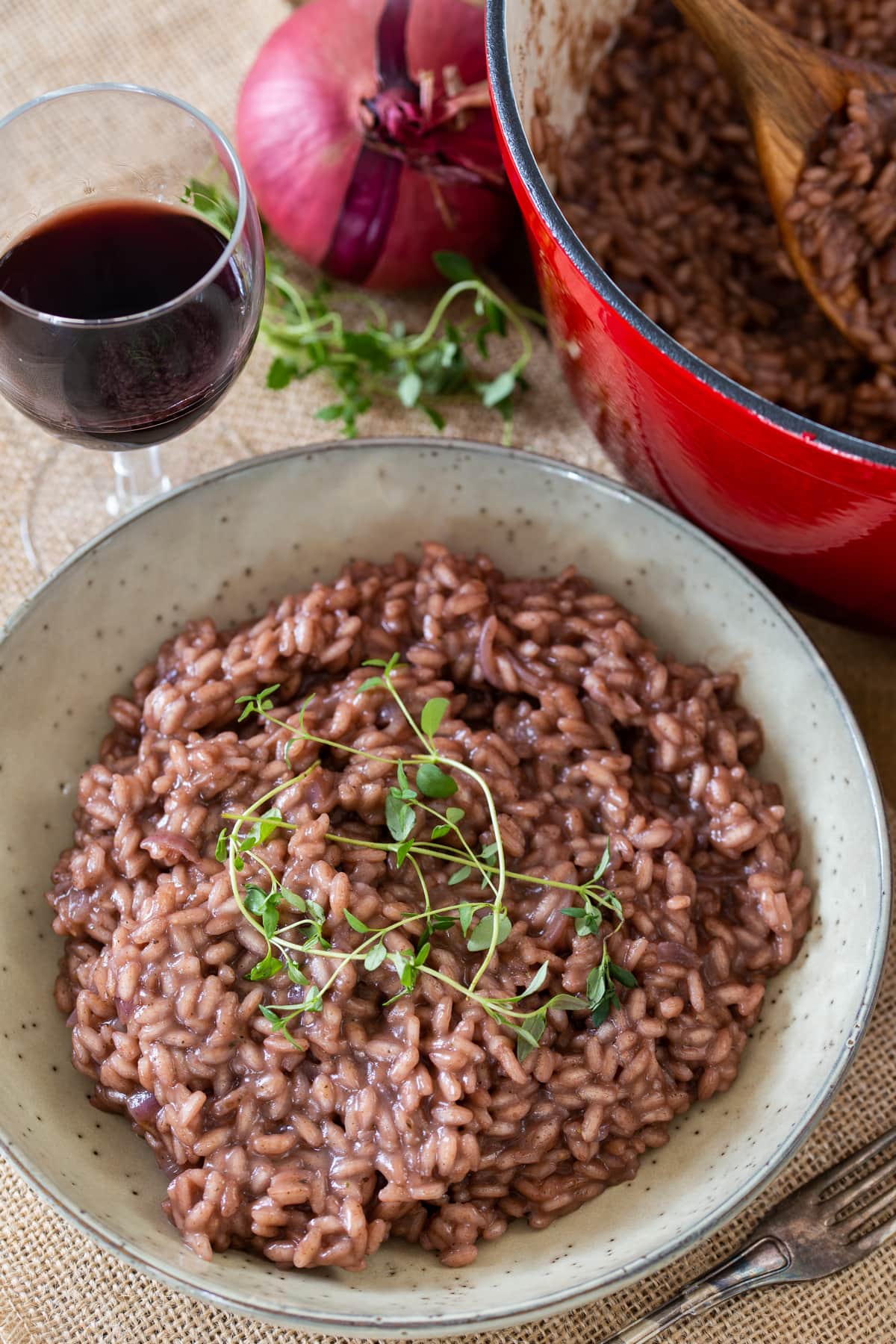 when does the wine go in risotto how much wine