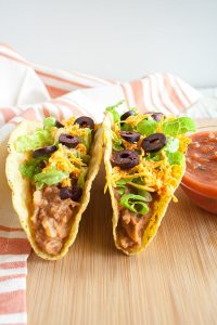 how to make the best tacos and refriend beans