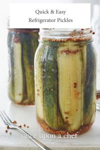 how to make refrigerator pickles