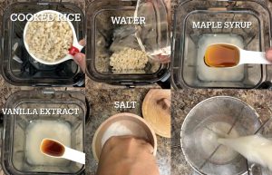 how to make milk and rice