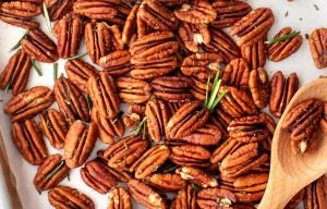 how do you bake pecans
