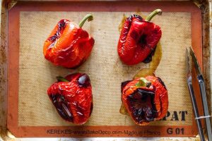 how do you roast peppers