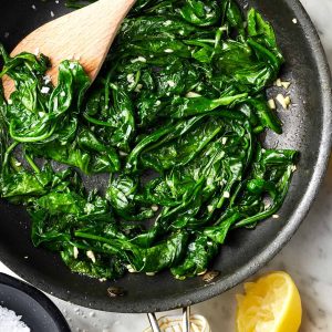 how to cook spinach