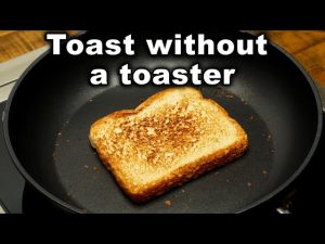 how to toast bread in a pan