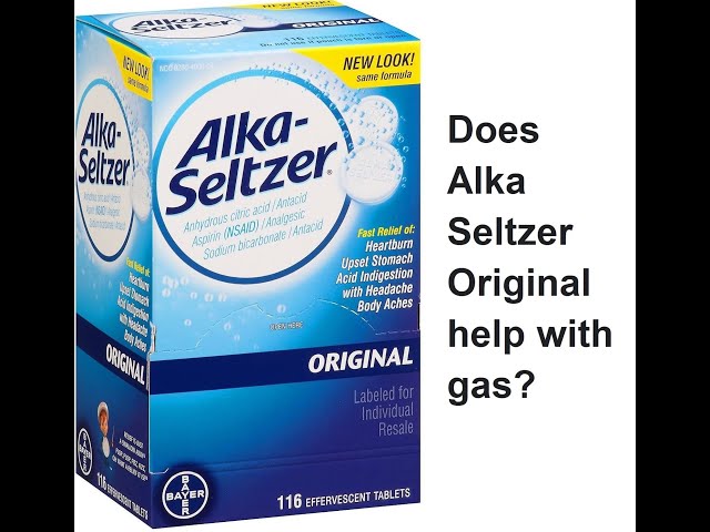 does alka seltzer help with gas