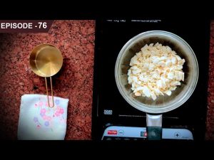 how to melt white chocolate chipits