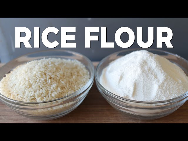 what is rice flour