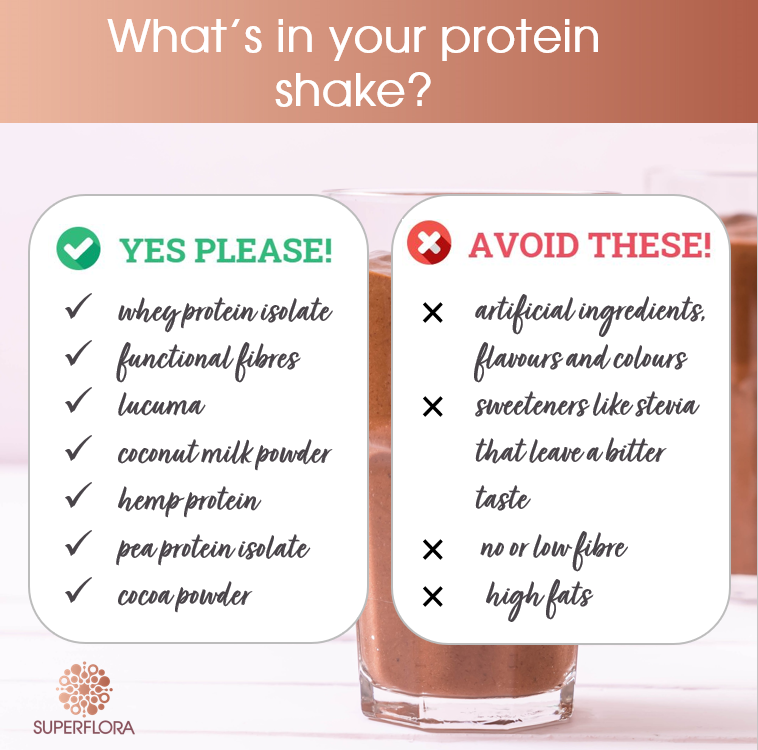 what can you not add in a protein shake