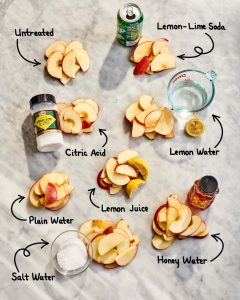 how to keep apple slices from turning brown