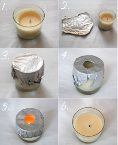 how to fix candle tunneling