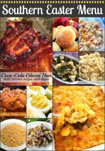 what is a traditional easter dinner menu